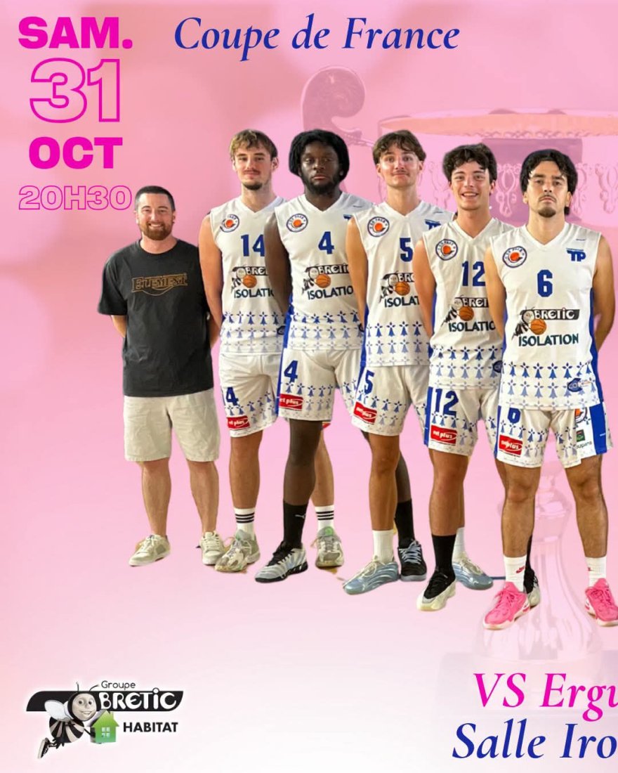 🏆 31/10 20h30 MATCH DE COUPE - SM1 🏆